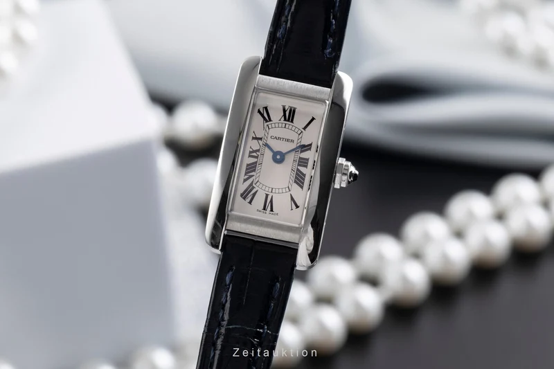 Cartier Tank Américaine steel quartz women's watch WSTA0032 [2505098]