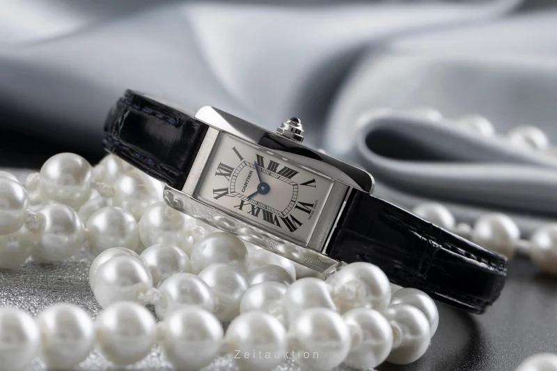 Cartier Tank Américaine steel quartz women's watch WSTA0032 [2505098]