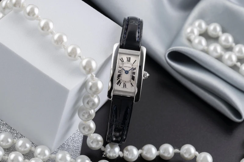 Cartier Tank Américaine steel quartz women's watch WSTA0032 [2505098]