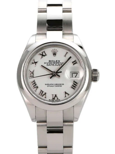 Rolex Datejust 28 279160 Weiß Römisch
