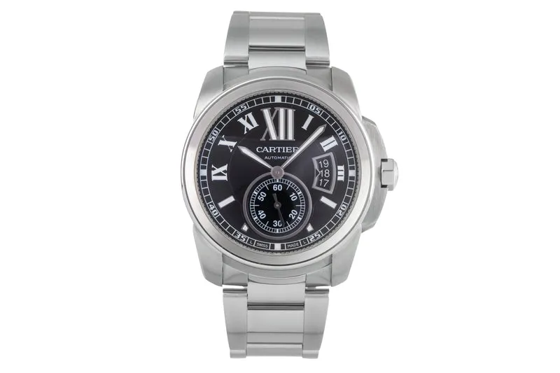 Cartier Calibre de Cartier steel automatic men's watch W7100016 [2504564]