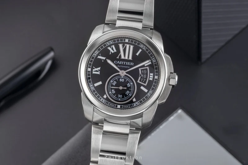 Cartier Calibre de Cartier steel automatic men's watch W7100016 [2504564]