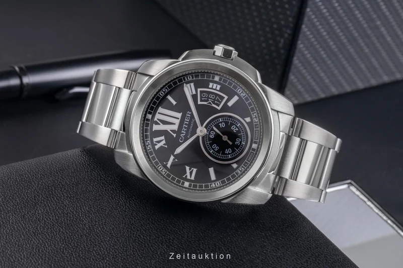 Cartier Calibre de Cartier steel automatic men's watch W7100016 [2504564]
