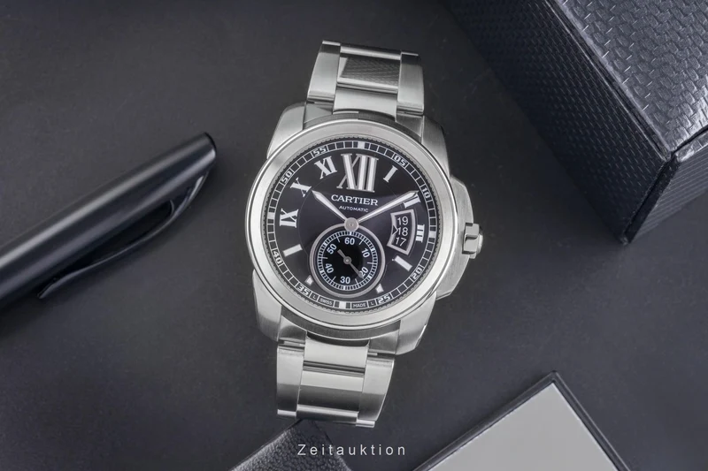 Cartier Calibre de Cartier steel automatic men's watch W7100016 [2504564]