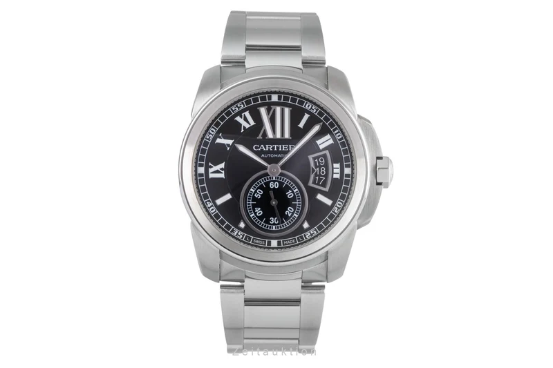 Cartier Calibre de Cartier steel automatic men's watch W7100016 [2504564]