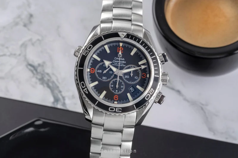 Omega Seamaster chronograph steel automatic men's watch 2210.51.00 LP: 9900EUR [2505094]