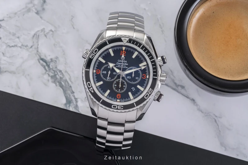 Omega Seamaster chronograph steel automatic men's watch 2210.51.00 LP: 9900EUR [2505094]