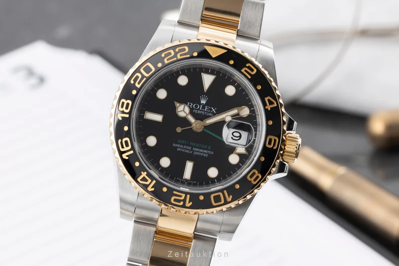 Rolex GMT-Master II steel / gold automatic men's watch 116713 [2505153]