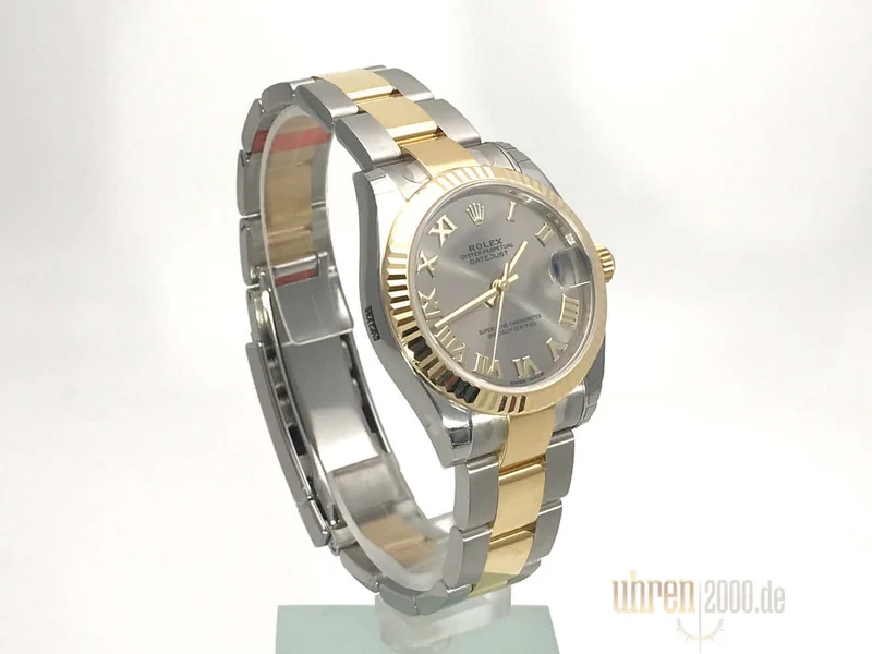 Rolex Datejust 31 Edelstahl Gelbgold 178273 Stahl Römisch