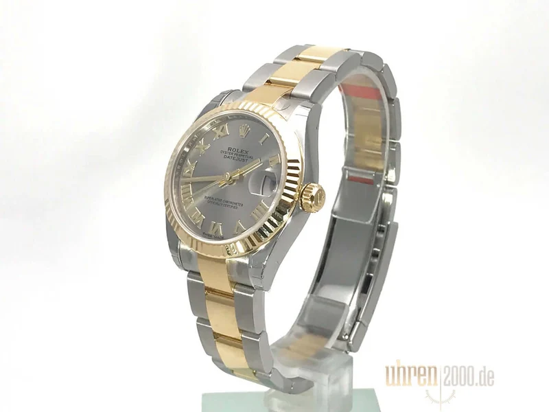 Rolex Datejust 31 Edelstahl Gelbgold 178273 Stahl Römisch