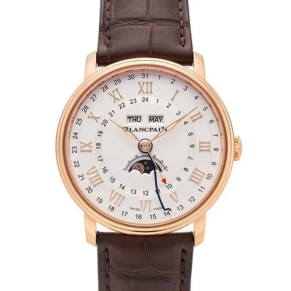 Blancpain Villeret Quantième Complet Phases de Lune GMT