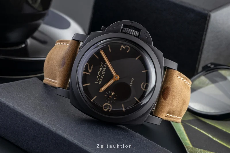 Panerai Luminor aluminium manual winding men's watch PAM00375 LP: 12500EUR Limited [2505222]