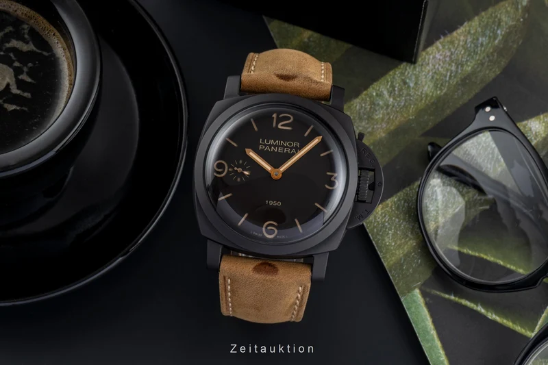 Panerai Luminor aluminium manual winding men's watch PAM00375 LP: 12500EUR Limited [2505222]