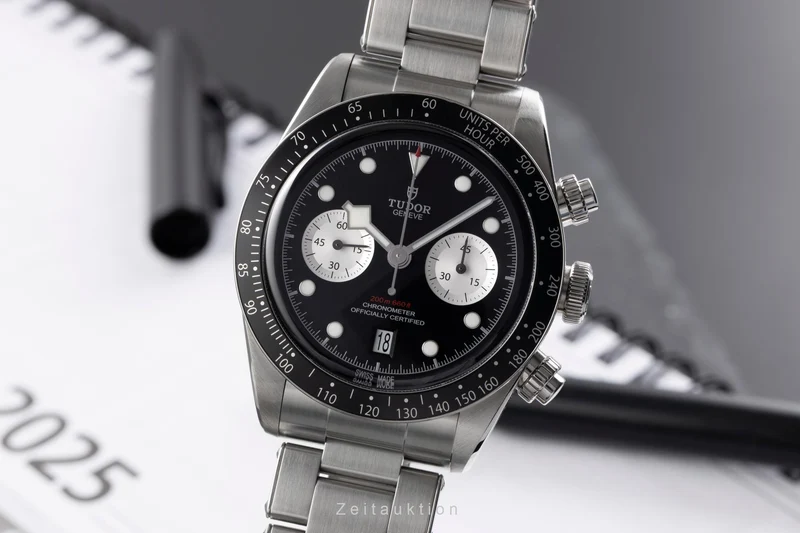 Tudor Heritage Black Bay chronograph steel automatic men's watch 79360N [2505255]