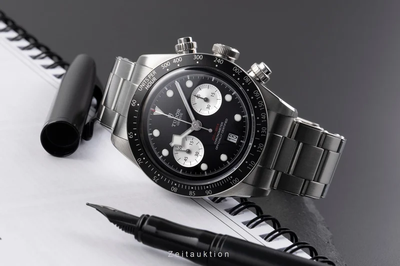 Tudor Heritage Black Bay chronograph steel automatic men's watch 79360N [2505255]