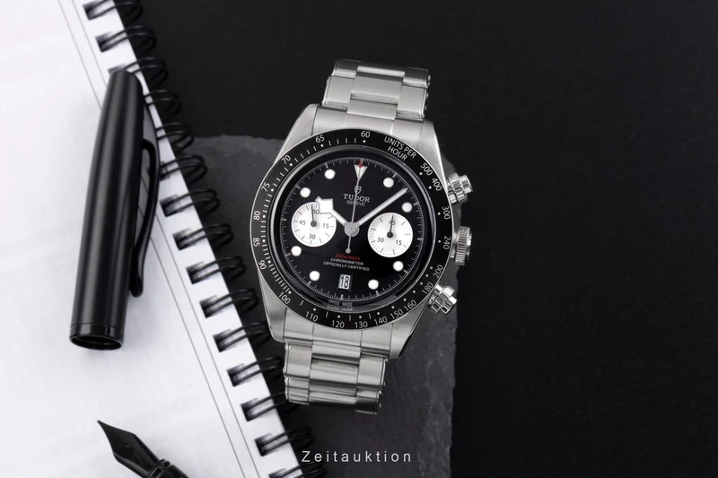 Tudor Heritage Black Bay chronograph steel automatic men's watch 79360N [2505255]