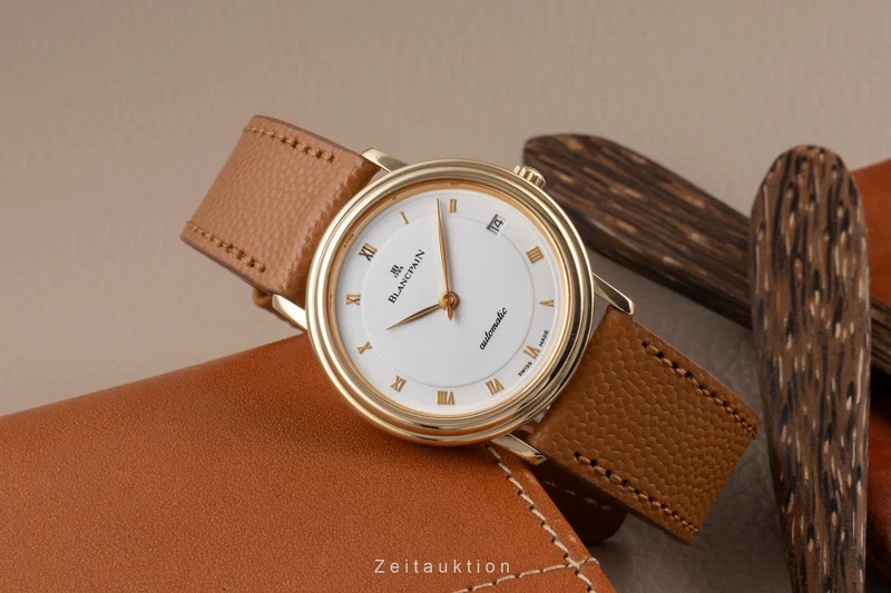 Blancpain Villeret 18 ct gold automatic men's watch 1195-1418-58 [2504599]