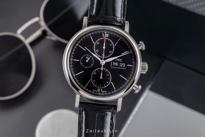 IWC Portofino chronograph steel automatic men's watch IW391002 [2504579]