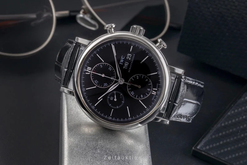 IWC Portofino chronograph steel automatic men's watch IW391002 [2504579]