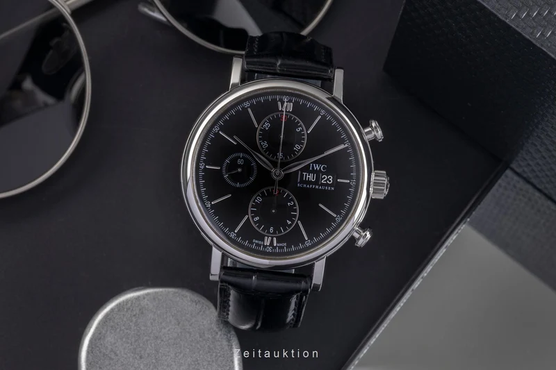 IWC Portofino chronograph steel automatic men's watch IW391002 [2504579]