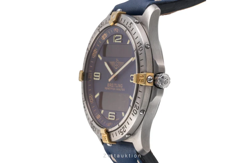 Breitling Aerospace chronograph titanium / gold quartz men's watch F65062 [2505345]