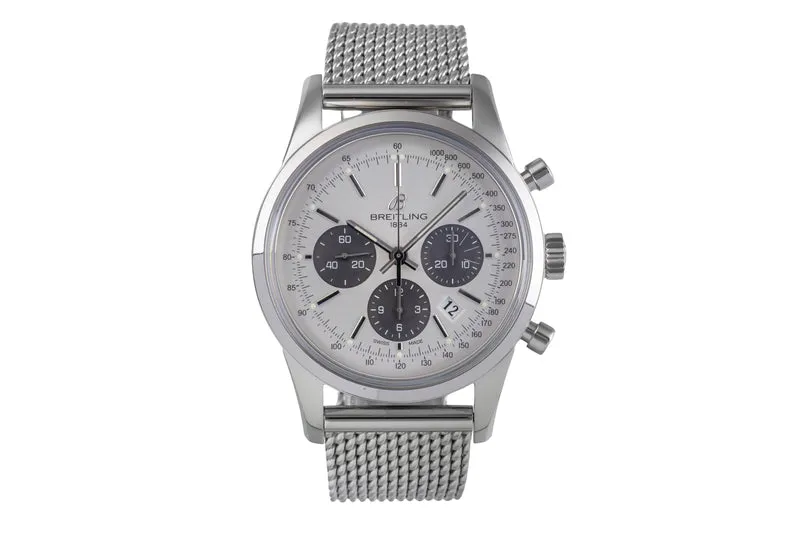 Breitling Transocean chronograph steel automatic men's watch AB015212/G724 [2504806]