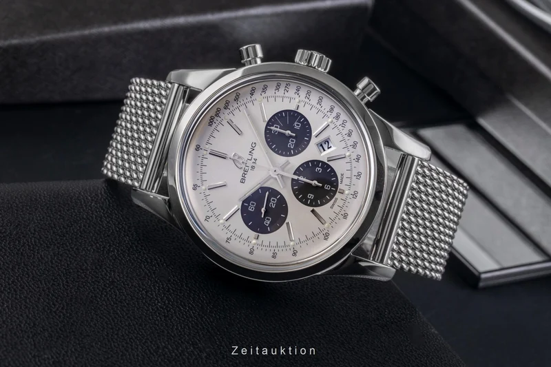 Breitling Transocean chronograph steel automatic men's watch AB015212/G724 [2504806]