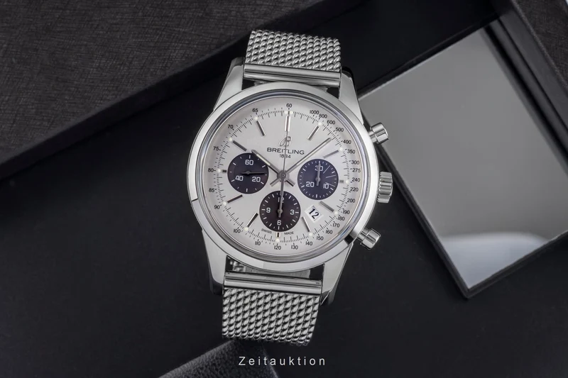 Breitling Transocean chronograph steel automatic men's watch AB015212/G724 [2504806]