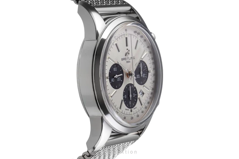 Breitling Transocean chronograph steel automatic men's watch AB015212/G724 [2504806]