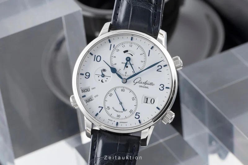 Glashütte Senator steel automatic men's watch 1-89-02-03-02-30 LP: 42700EUR [2504838]