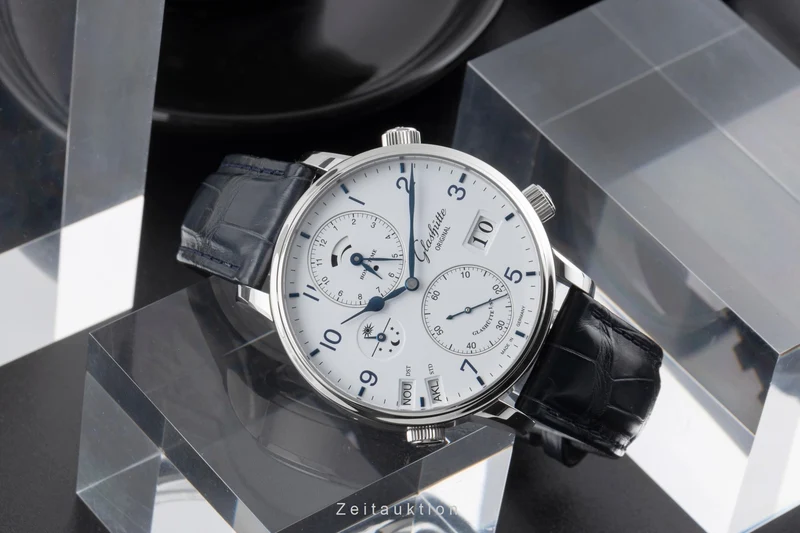 Glashütte Senator steel automatic men's watch 1-89-02-03-02-30 LP: 42700EUR [2504838]