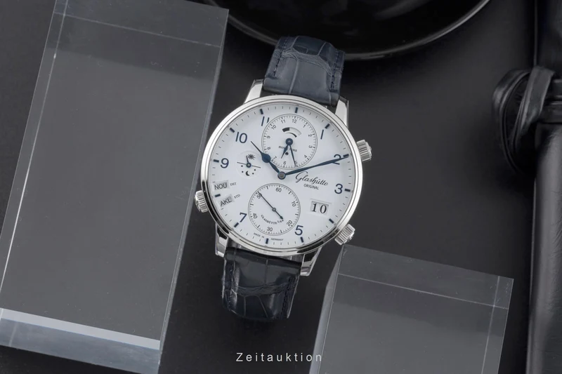 Glashütte Senator steel automatic men's watch 1-89-02-03-02-30 LP: 42700EUR [2504838]