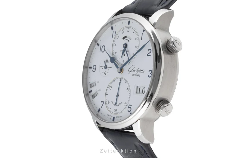 Glashütte Senator steel automatic men's watch 1-89-02-03-02-30 LP: 42700EUR [2504838]