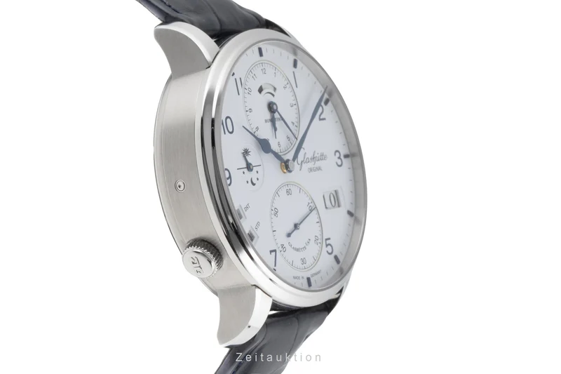 Glashütte Senator steel automatic men's watch 1-89-02-03-02-30 LP: 42700EUR [2504838]