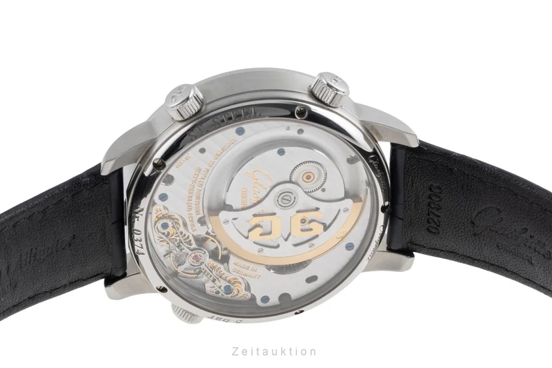 Glashütte Senator steel automatic men's watch 1-89-02-03-02-30 LP: 42700EUR [2504838]