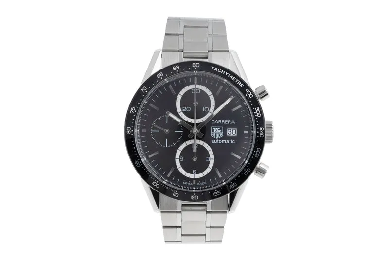 Tag Heuer Carrera chronograph steel automatic men's watch CV2010.BA0788 [2504391]