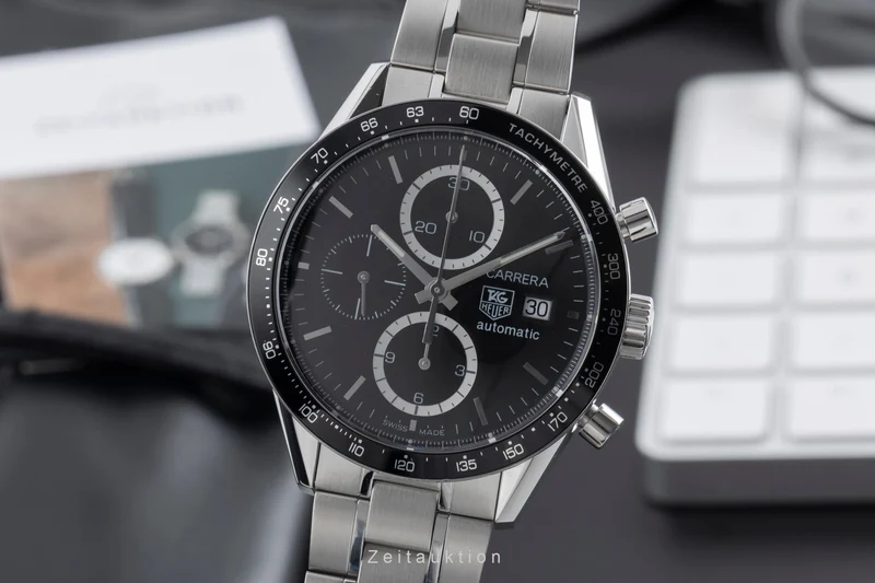 Tag Heuer Carrera chronograph steel automatic men's watch CV2010.BA0788 [2504391]