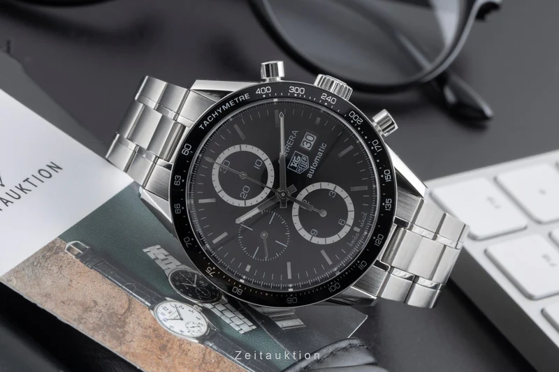 Tag Heuer Carrera chronograph steel automatic men's watch CV2010.BA0788 [2504391]