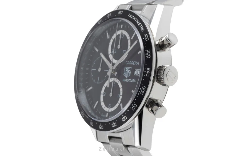Tag Heuer Carrera chronograph steel automatic men's watch CV2010.BA0788 [2504391]