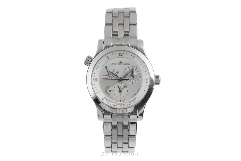Jaeger LeCoultre Master Geographic steel automatic men's watch Q1508120, 147.8.57.S [2504736]