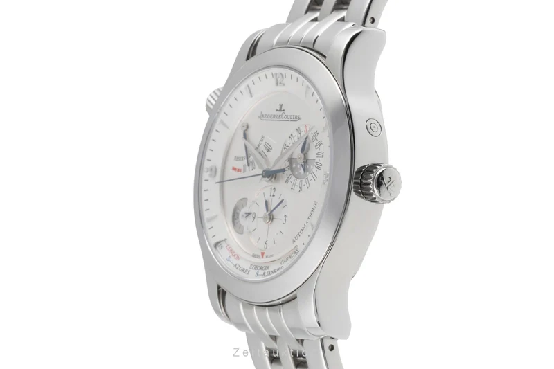 Jaeger LeCoultre Master Geographic steel automatic men's watch Q1508120, 147.8.57.S [2504736]