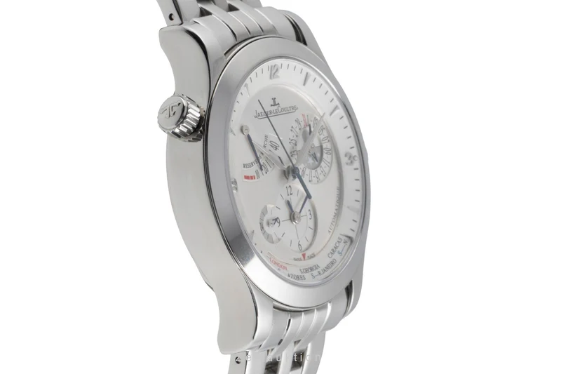 Jaeger LeCoultre Master Geographic steel automatic men's watch Q1508120, 147.8.57.S [2504736]