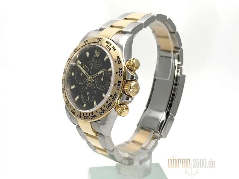 Rolex Cosmograph Daytona Edelstahl Gelbgold 116503 Schwarz aus 2016 LC100