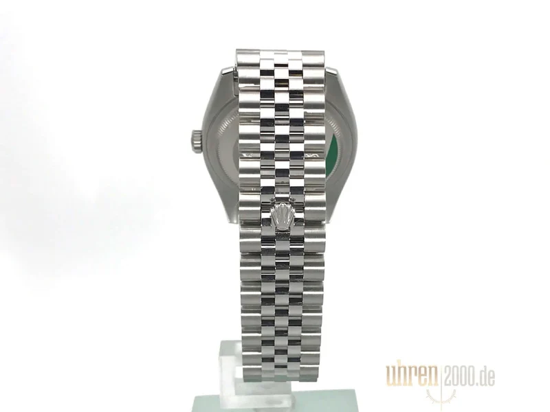 Rolex Datejust 36 Weißgold Diamant Lünette 116244 Perlmutt Diamant