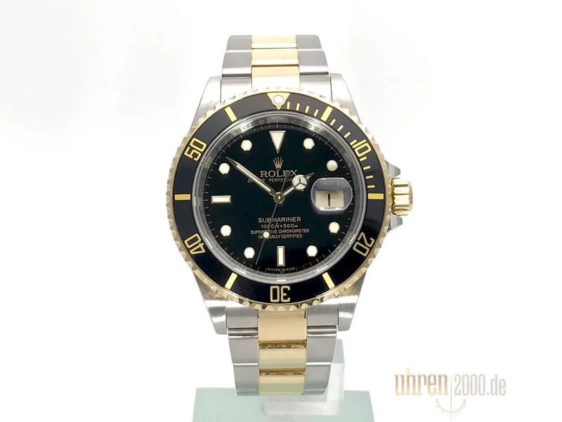 Rolex Submariner Date 16613 Edelstahl - Gold aus 2009 V-Serie