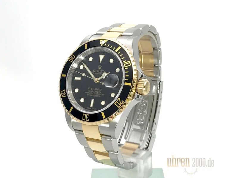 Rolex Submariner Date 16613 Edelstahl - Gold aus 2009 V-Serie