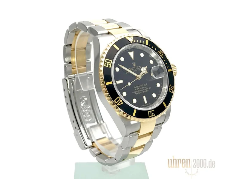 Rolex Submariner Date 16613 Edelstahl - Gold aus 2009 V-Serie