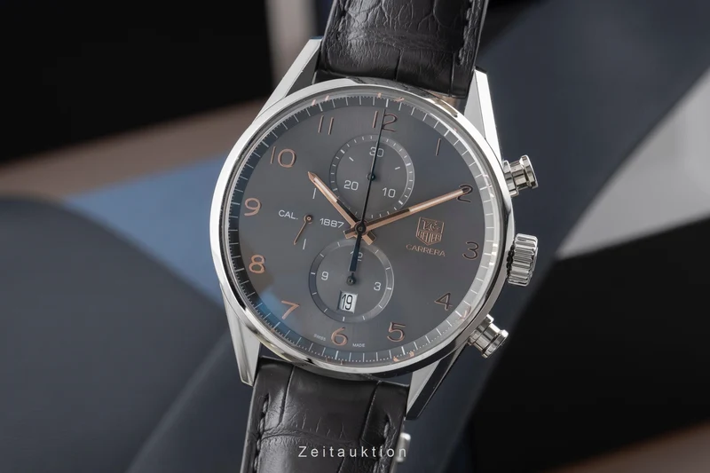 Tag Heuer Carrera chronograph steel automatic men's watch CAR2013FC6313 [2504462]