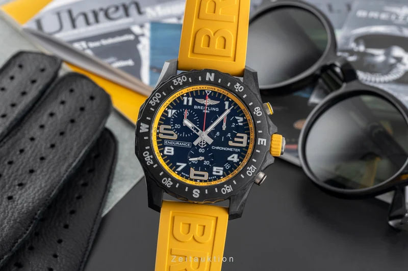 Breitling Endurance Pro chronograph breitlight quartz men's watch X82310 LP: 3600EUR [2505032]