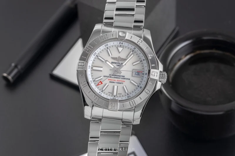 Breitling Avenger II GMT steel automatic men's watch A32390 [2504415]